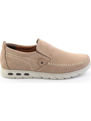 Bambi Sand Genuine Leather Men's Casual Shoes E01795226301