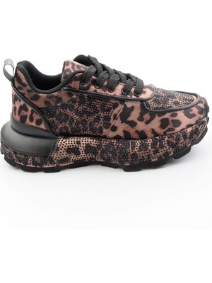 Bambi Leopard Black Women's Sneakers K01235003387