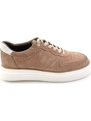 Bambi Sand Genuine Leather Men's Casual Shoes E01089006002