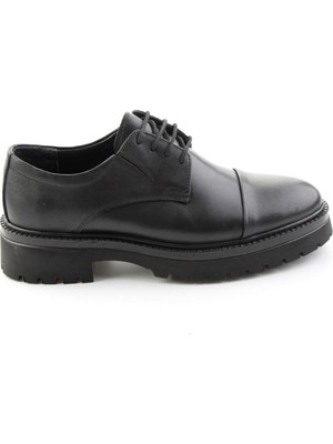 Bambi Black Nappa Genuine Leather Men's Classic Shoes E01795041643
