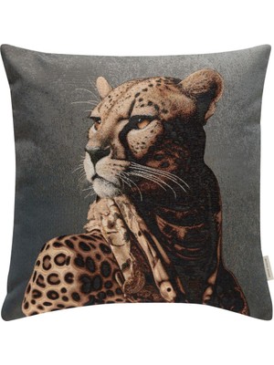 Mudo Home Jaguar Goblen Kirlent 45X45 cm