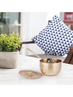 Coho Objet Coho Artisan Bakır Tütsü Gezdirme Çanağı