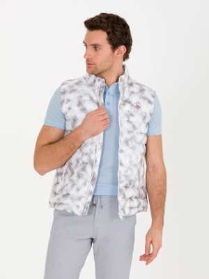 Cacharel Beyaz Slim Fit Mont Yelek