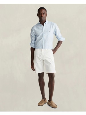 Gant Erkek Beyaz Relaxed Fit Chino Şort