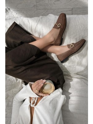 Bambi Brown Women's Loafers K01641023071