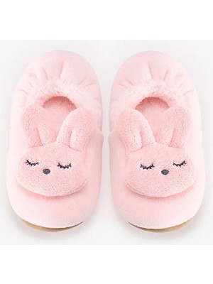 Penti Girls' Pink Sleepy Bunny Unicorn Patterned Slipper Socks