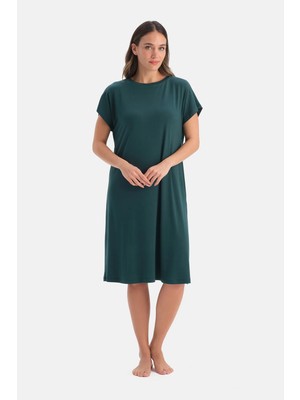 Dagi Petrol Green Drop Shoulder Nightgown
