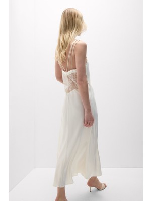 Intimissimi My Forever Love Silk And Lace Long Slip