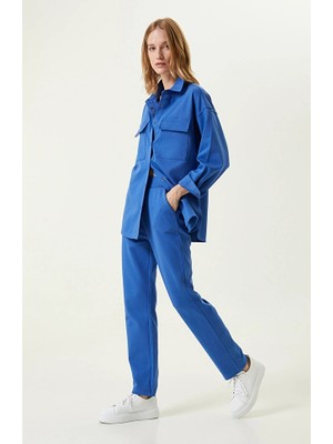 Network N-Tech Royal Blue Narrow-Leg Sweatpants