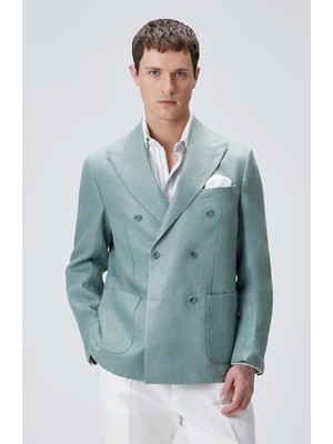 Network Limited Mint Linen Blazer