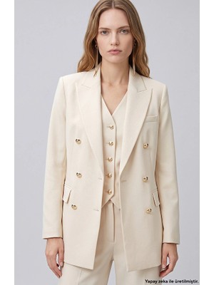 Network Vanilla Limited Wool Blend Jacket