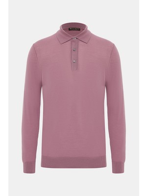 Vakko Polo Collar Long Sleeve Knitwear