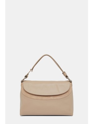 Vakko Mink Leather Bag