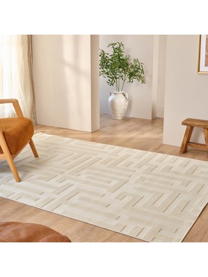 Kaşmir Halı Iskandinav Roar White 160X230 cm