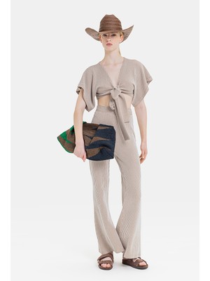Vakko Trousers And Blouse Set