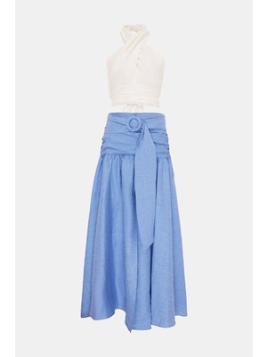 Vakko Skirt-Blouse Set
