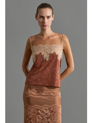 Alberta Ferretti Alberta Ferrettı Taba Bluz