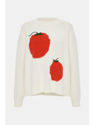 Staud Ecru Knit Sweater