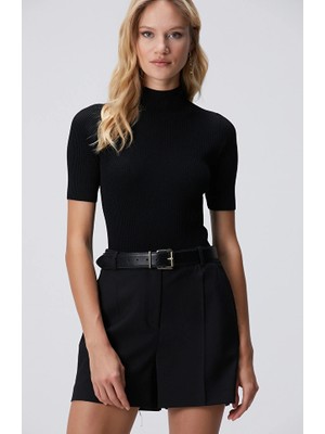 Network Siyah Rayon Basic Kazak