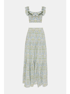 Vakko Skirt-Blouse Set