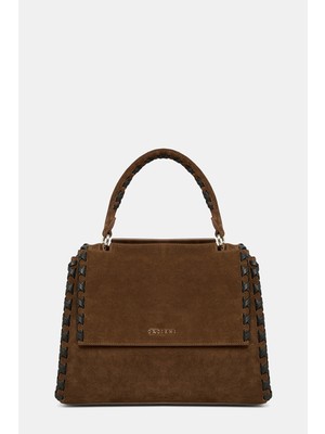 Orciani Orcıanı Tan Suede Bag