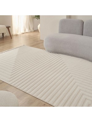 Kaşmir Halı Iskandinav Rune White 120X180 cm