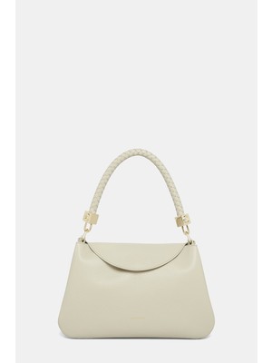 Coccınelle Ecru Leather Bag