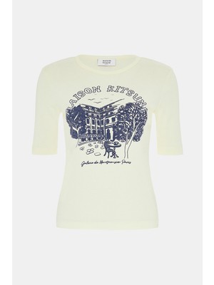 Maison Kitsune Maıson Kıtsune Ekru T-Shırt