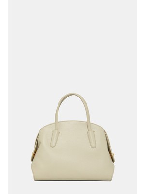 Coccınelle Ecru Leather Bag