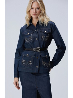Network Dark Indigo Blue Denim Jacket