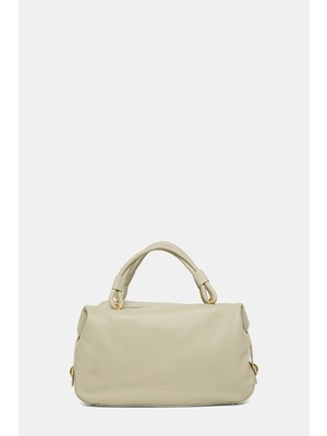 Coccınelle Ecru Leather Bag