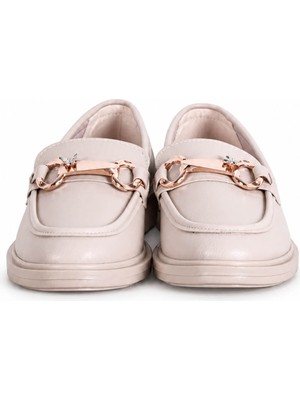 Trender 69-807 Krem Kadın Casual Ayakkabı 27KSD9000003