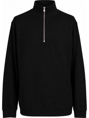 Trender Modal Siyah Erkek Sweatshirt 5872