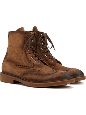 Divarese Dıvarese Walnut Men's Leather Boots