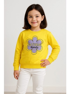 Kamikam 2 Ip Kaliteli Kız Çocuk Sweatshirt (1 Beden Büyük Almanızı Tavsiye Ederiz)