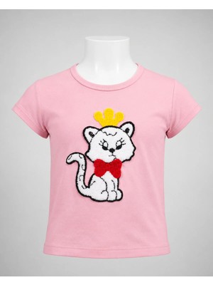 Kamikam Nakışlı Kız Çocuk T-Shirt