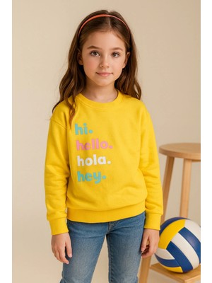 Kamikam 2 Ip Kaliteli Kız Çocuk Sweatshirt (1 Beden Büyük Almanızı Tavsiye Ederiz)