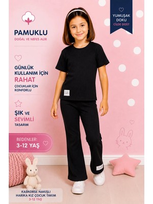 Kamikam Güzel Yazlık Kız Çocuk Takım (1-2 Beden Büyük Almanızı Öneririz)
