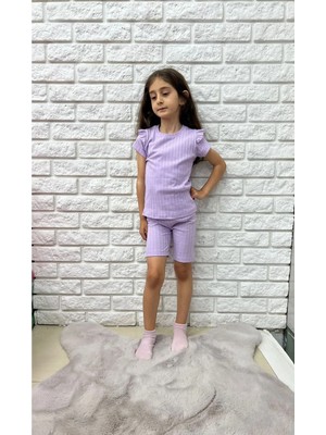 Kamikam Fırfırlı Güzel Yazlık Kız Çocuk Takım (1-2 Beden Büyük Almanızı Öneririz)