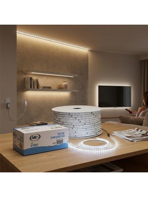 Shopwave Krm 100MT 6500K - Beyaz Dış Mekan Şerit LED 220V 120LED ARS-348985 (5047) Krm