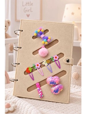 Maison Luré Kız Çocuk Saç Aksesuarları Organizer, Çanta, Küpe, Taç, Lastik, Bandana