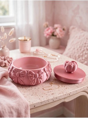 Maison Luré Gül Desenli Takı Kutusu ve Organizer, Şık ve Pratik Saklama Çözümü Makyaj & Takı