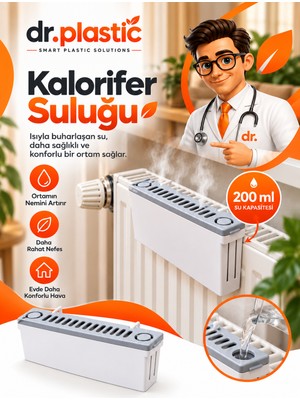 Myplas 200 ml Kalorifer Suluğu Petek Üstü Oda Nemlendirici Su Haznesi