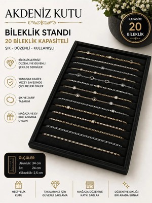 Maison Luré Şık ve Kullanışlı Bileklik Sergileme Standı, Düzenli ve Estetik Gösterim