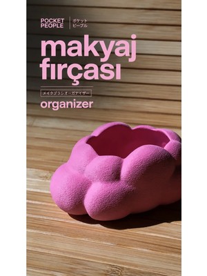 Maison Luré Çok Katlı Makyaj Fırçası Organizeri, Kozmetik Düzenleyici, Masaüstü Saklama