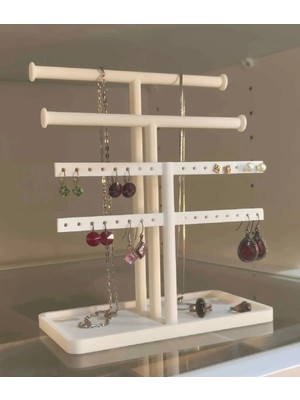 Maison Luré Şık 3D Takı Organizer, Düzenli ve Güvenli Saklama Çözümü Makyaj & Takı Organizeri