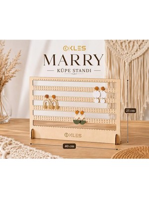 Maison Luré Şık Küpe Standı, Düzenli ve Estetik Takı Sunumu Için Makyaj & Takı Organizeri