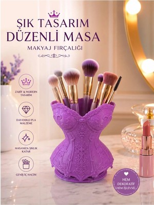Maison Luré Pratik ve Şık Makyaj Organizatörü, Düzenli Saklama Çözümü Makyaj & Takı Organizeri