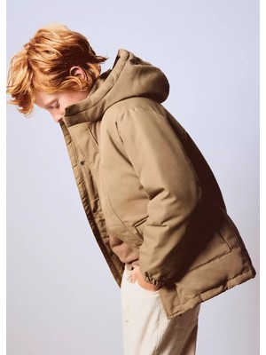 Mango Kapüşonlu Oversize Anorak