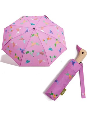 Umbrella Original Duckhead Duck Kompakt Dogs In Pink Şemsiye CP111